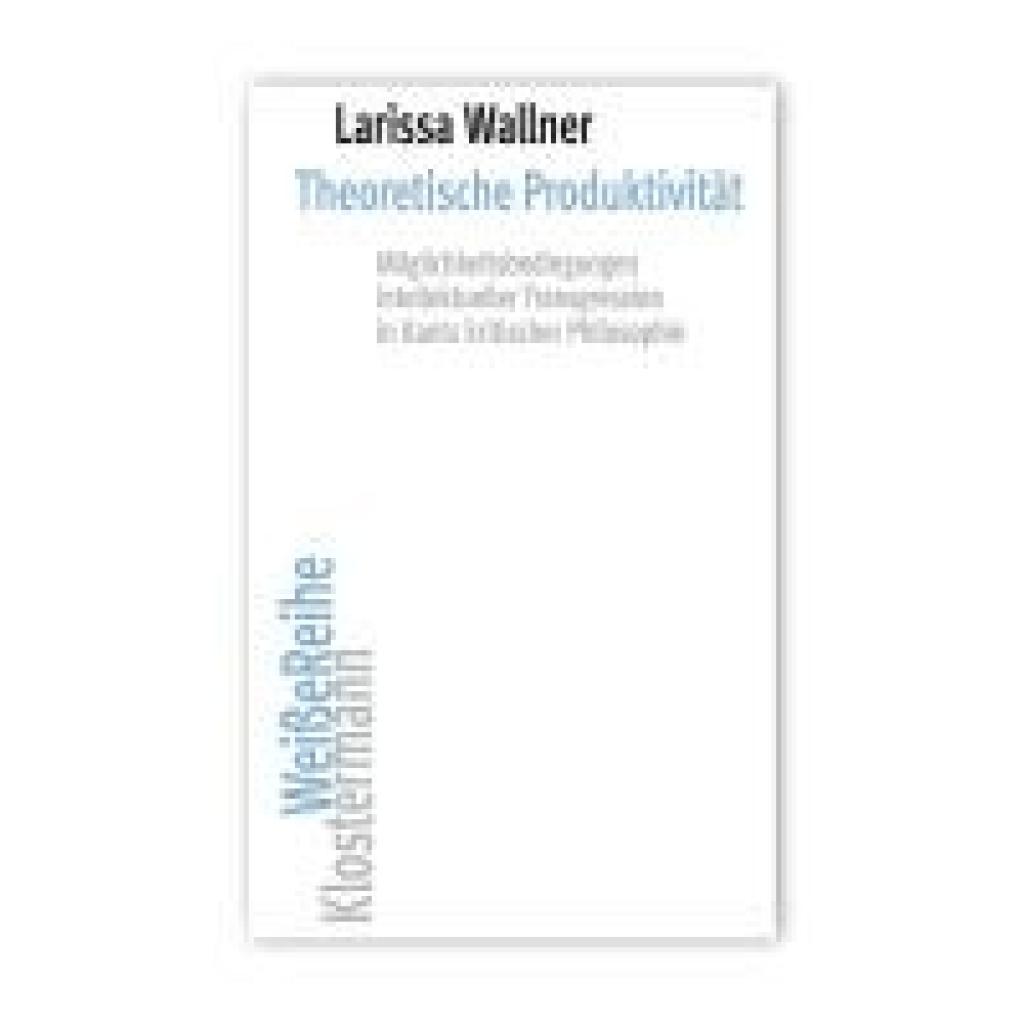 Wallner, Larissa: Theoretische Produktivität